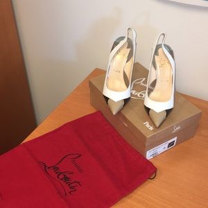 Christian louboutin Air Chance 100 slingback.